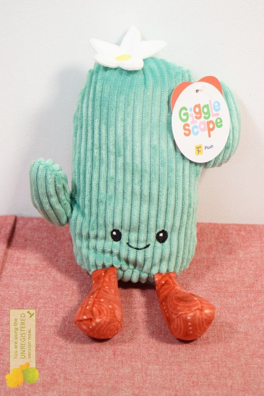 Gigglescape Whimsical Tall Cactus 9" Plush